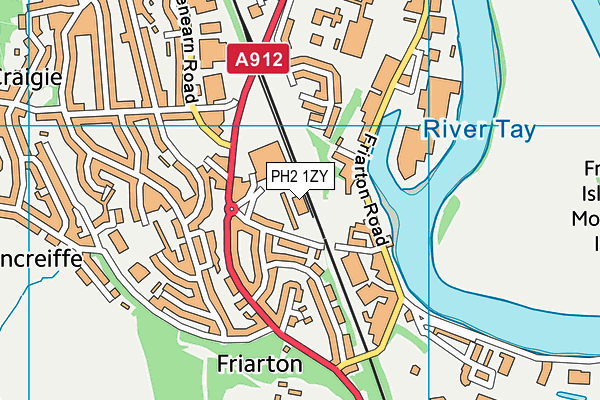 PH2 1ZY map - OS VectorMap District (Ordnance Survey)