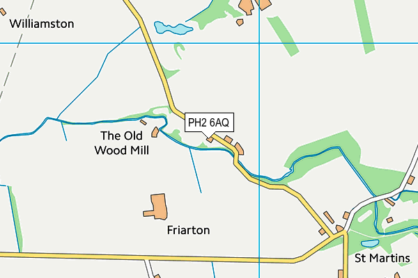 PH2 6AQ map - OS VectorMap District (Ordnance Survey)