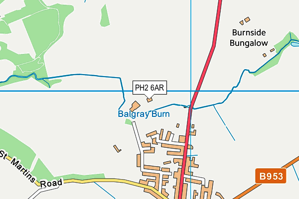 PH2 6AR map - OS VectorMap District (Ordnance Survey)