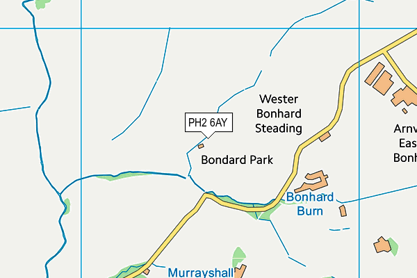 PH2 6AY map - OS VectorMap District (Ordnance Survey)