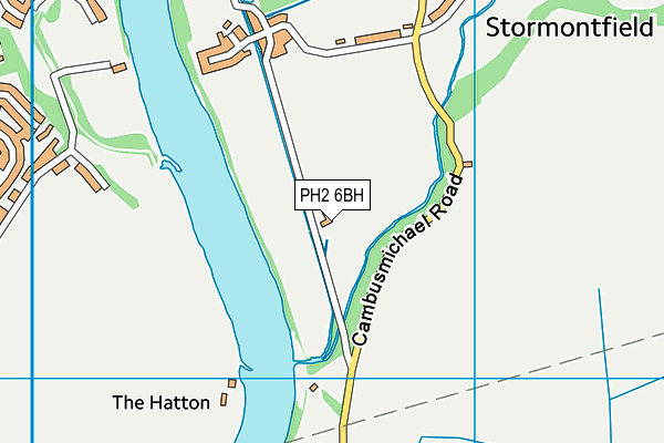 PH2 6BH map - OS VectorMap District (Ordnance Survey)