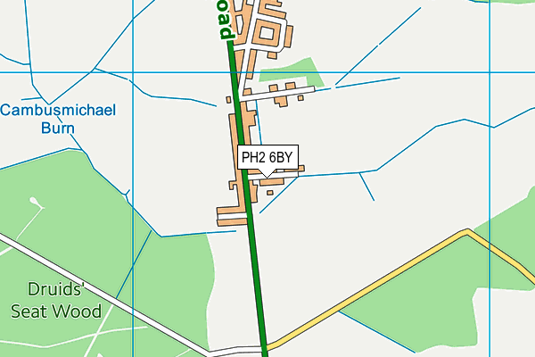 PH2 6BY map - OS VectorMap District (Ordnance Survey)