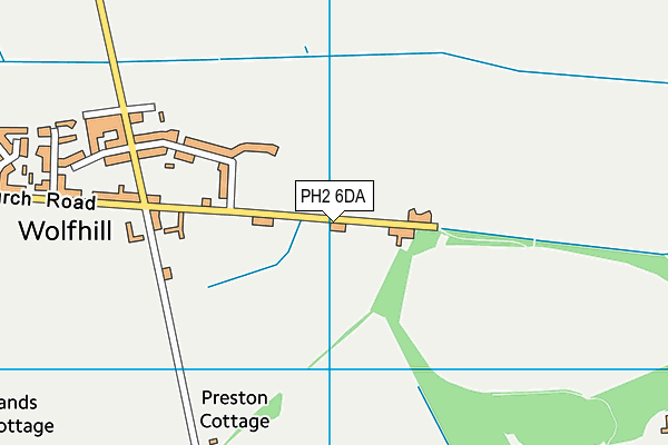 PH2 6DA map - OS VectorMap District (Ordnance Survey)