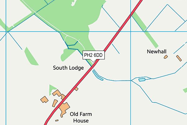 PH2 6DD map - OS VectorMap District (Ordnance Survey)
