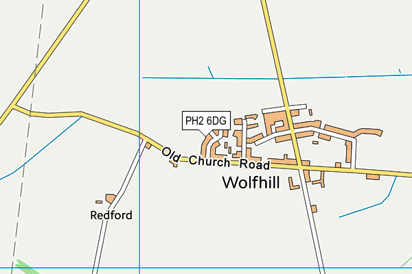 PH2 6DG map - OS VectorMap District (Ordnance Survey)