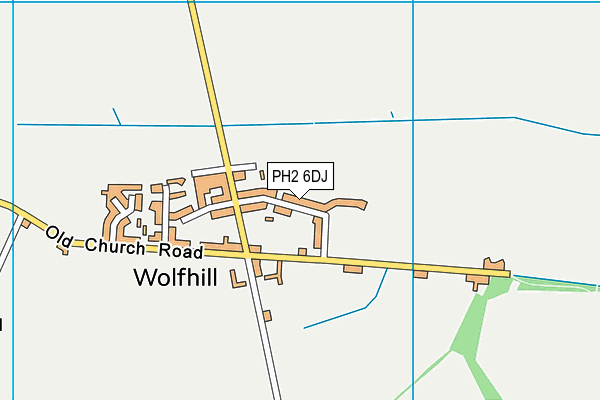 PH2 6DJ map - OS VectorMap District (Ordnance Survey)