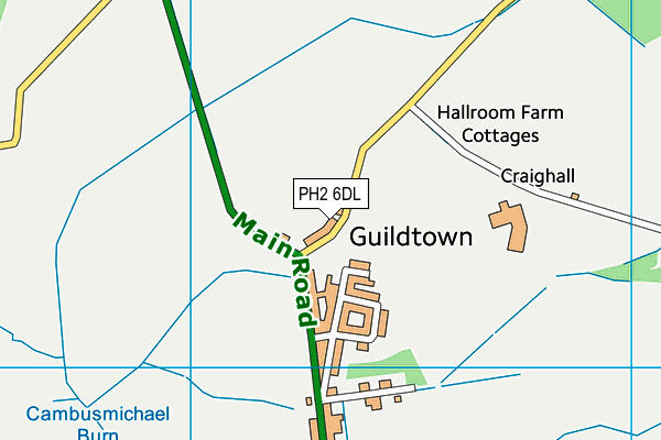 PH2 6DL map - OS VectorMap District (Ordnance Survey)