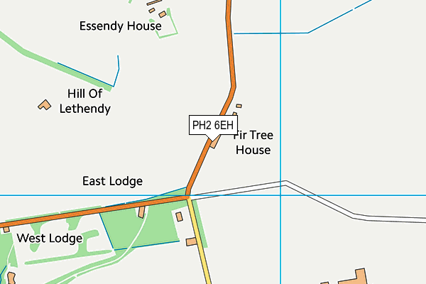 PH2 6EH map - OS VectorMap District (Ordnance Survey)