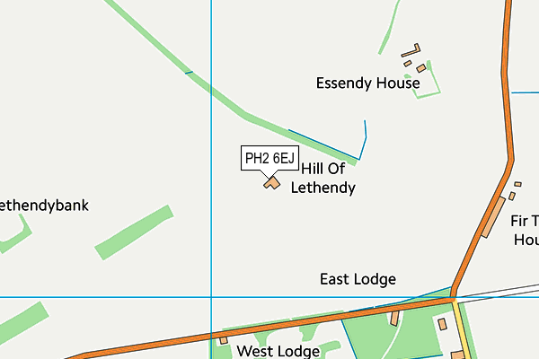 PH2 6EJ map - OS VectorMap District (Ordnance Survey)