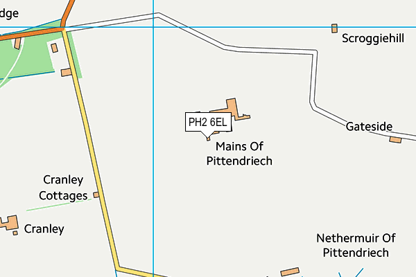 PH2 6EL map - OS VectorMap District (Ordnance Survey)