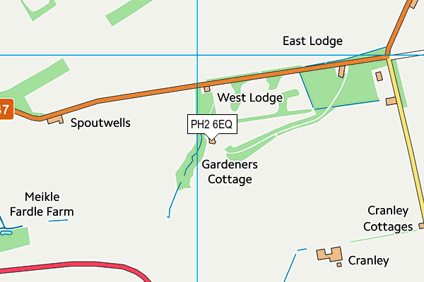 PH2 6EQ map - OS VectorMap District (Ordnance Survey)