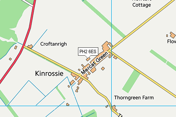 PH2 6ES map - OS VectorMap District (Ordnance Survey)