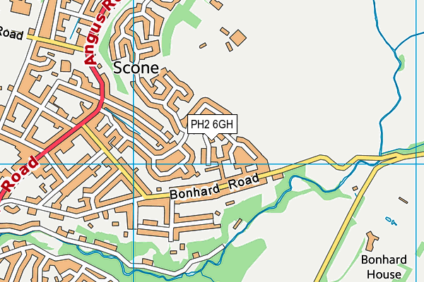 PH2 6GH map - OS VectorMap District (Ordnance Survey)