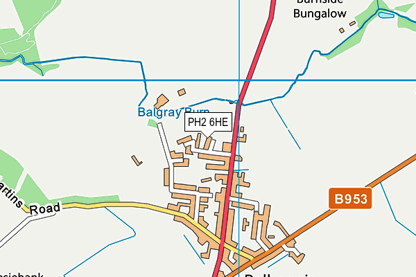 PH2 6HE map - OS VectorMap District (Ordnance Survey)