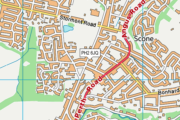 PH2 6JQ map - OS VectorMap District (Ordnance Survey)
