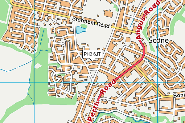 PH2 6JT map - OS VectorMap District (Ordnance Survey)