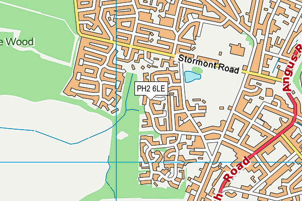 PH2 6LE map - OS VectorMap District (Ordnance Survey)