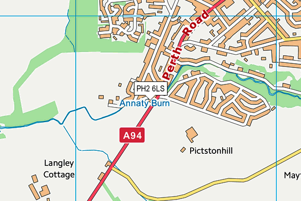 PH2 6LS map - OS VectorMap District (Ordnance Survey)