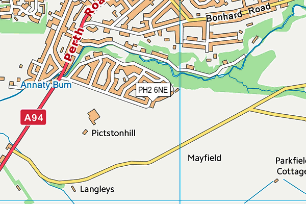 PH2 6NE map - OS VectorMap District (Ordnance Survey)