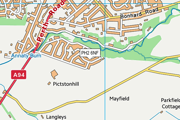 PH2 6NF map - OS VectorMap District (Ordnance Survey)