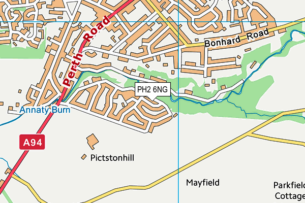 PH2 6NG map - OS VectorMap District (Ordnance Survey)