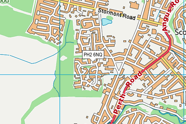 PH2 6NQ map - OS VectorMap District (Ordnance Survey)