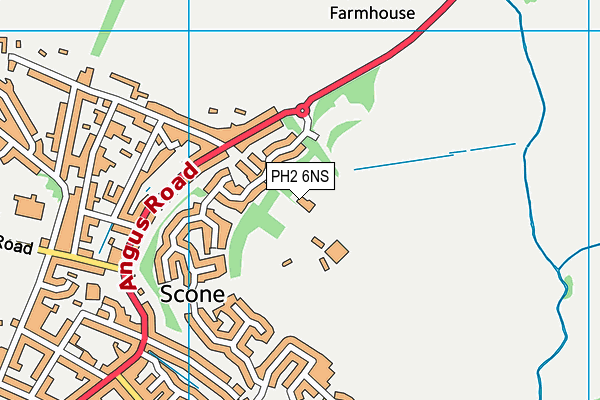 PH2 6NS map - OS VectorMap District (Ordnance Survey)