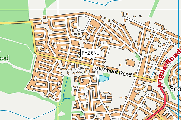 PH2 6NU map - OS VectorMap District (Ordnance Survey)