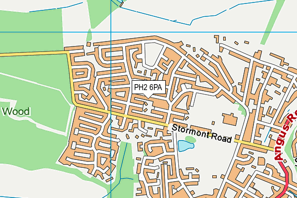 PH2 6PA map - OS VectorMap District (Ordnance Survey)