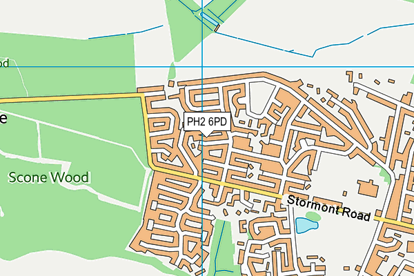 PH2 6PD map - OS VectorMap District (Ordnance Survey)