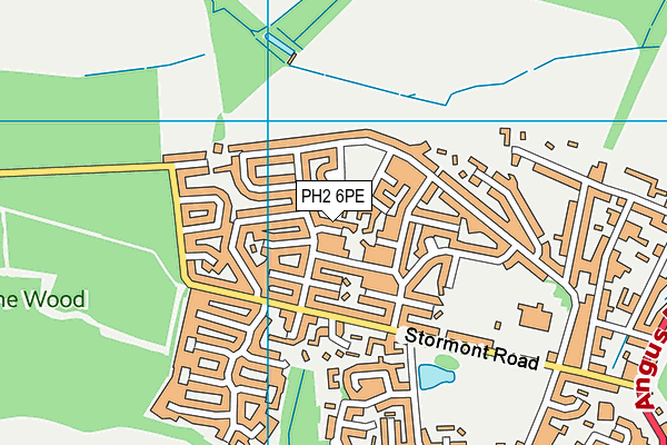 PH2 6PE map - OS VectorMap District (Ordnance Survey)