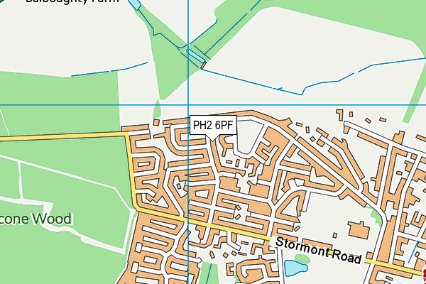 PH2 6PF map - OS VectorMap District (Ordnance Survey)