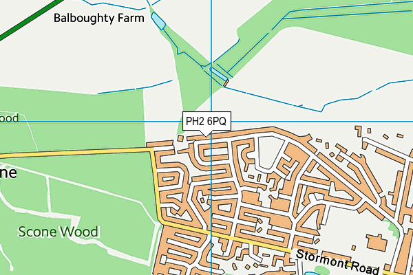 PH2 6PQ map - OS VectorMap District (Ordnance Survey)