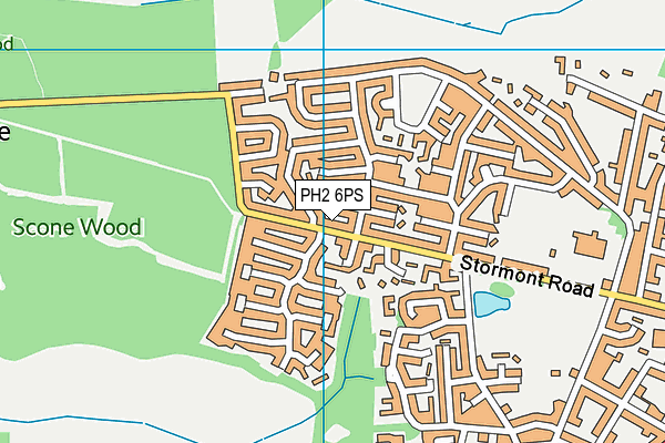 PH2 6PS map - OS VectorMap District (Ordnance Survey)