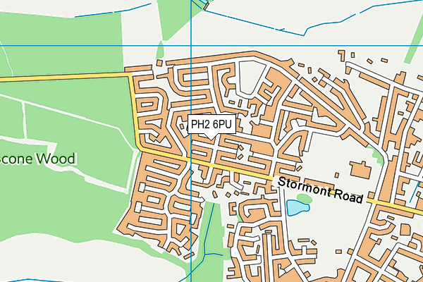 PH2 6PU map - OS VectorMap District (Ordnance Survey)