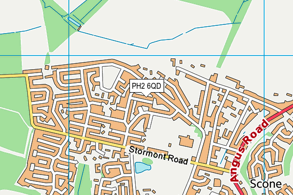 PH2 6QD map - OS VectorMap District (Ordnance Survey)