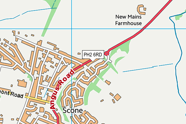 PH2 6RD map - OS VectorMap District (Ordnance Survey)