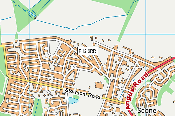 PH2 6RR map - OS VectorMap District (Ordnance Survey)