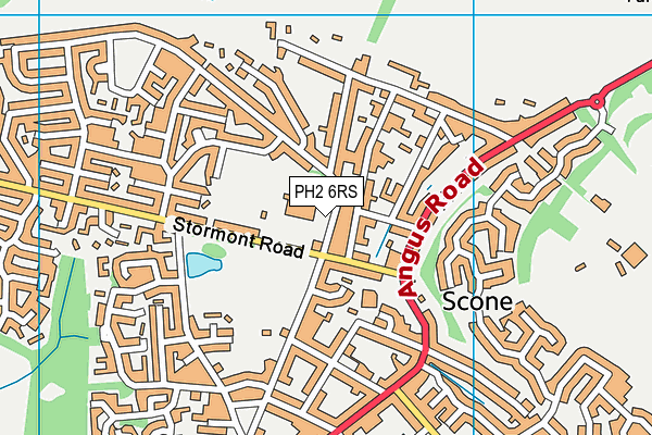 PH2 6RS map - OS VectorMap District (Ordnance Survey)