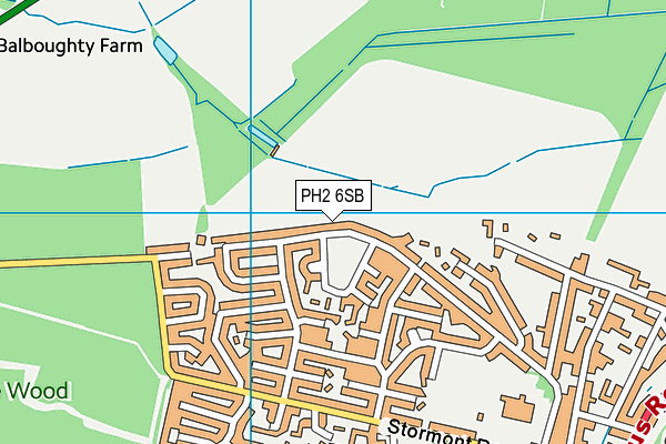 PH2 6SB map - OS VectorMap District (Ordnance Survey)