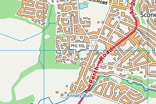 PH2 6SL map - OS VectorMap District (Ordnance Survey)