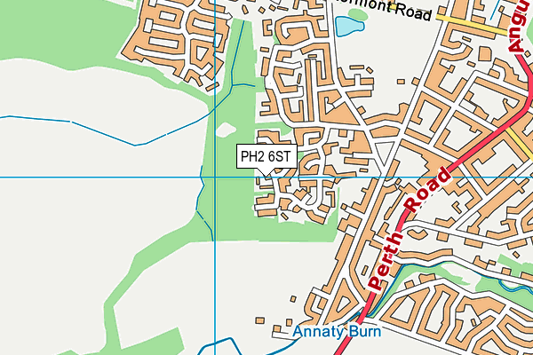 PH2 6ST map - OS VectorMap District (Ordnance Survey)