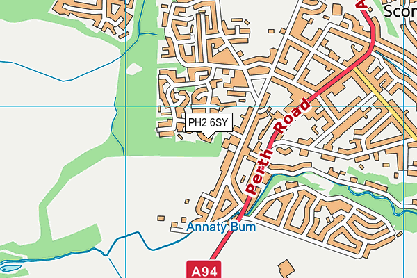 PH2 6SY map - OS VectorMap District (Ordnance Survey)