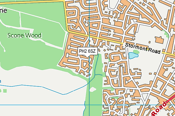 PH2 6SZ map - OS VectorMap District (Ordnance Survey)