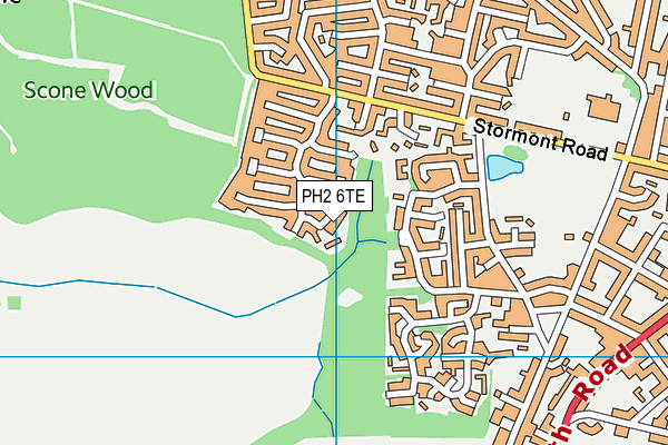 PH2 6TE map - OS VectorMap District (Ordnance Survey)