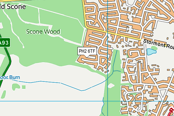 PH2 6TF map - OS VectorMap District (Ordnance Survey)