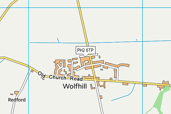 PH2 6TP map - OS VectorMap District (Ordnance Survey)