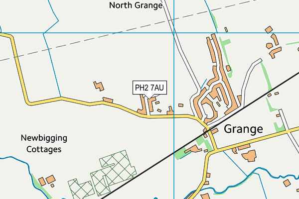 PH2 7AU map - OS VectorMap District (Ordnance Survey)