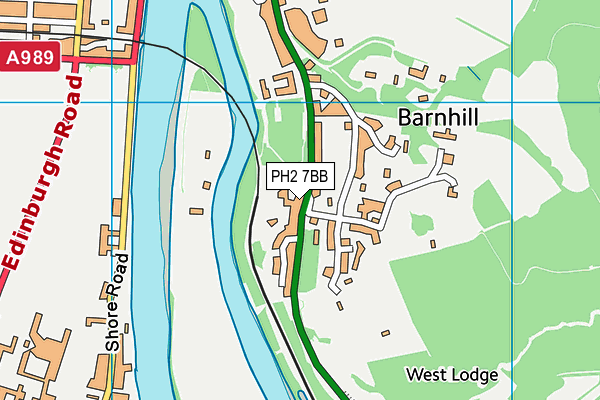 PH2 7BB map - OS VectorMap District (Ordnance Survey)