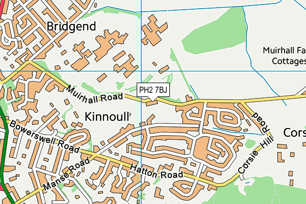 PH2 7BJ map - OS VectorMap District (Ordnance Survey)